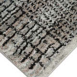 Emery Modern Checkered Shag Rug