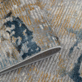 Ambrose Abstract Faded Striped Rug