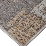 Crescent Abstract Dotted Patch Rug