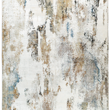 Savieh Silk Abstract Fringe Rug