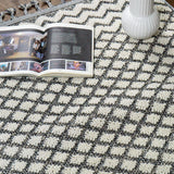 Unity Diamond Checkered Vintage Rug