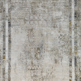 Celeste Hazy Border Abstract Rug