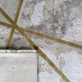 Celeste Distressed Line Modern Rug