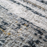 Celeste Distressed Border Abstract Rug