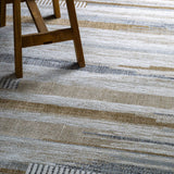 Regal Braided Fringe Abstract Rug