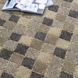 En Casa Checkered Vintage Rug